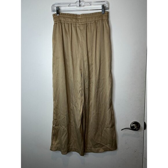 Joie Tan Wide Leg Lightweight Relaxed Fit Elastic Waist Women's Pants Size S - Picture 5 of 10